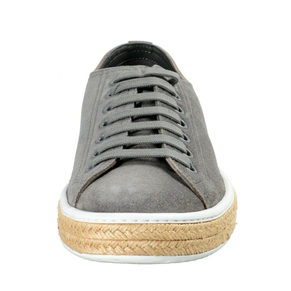 Prada Gray Suede Sneakers - Picture 5 of 8